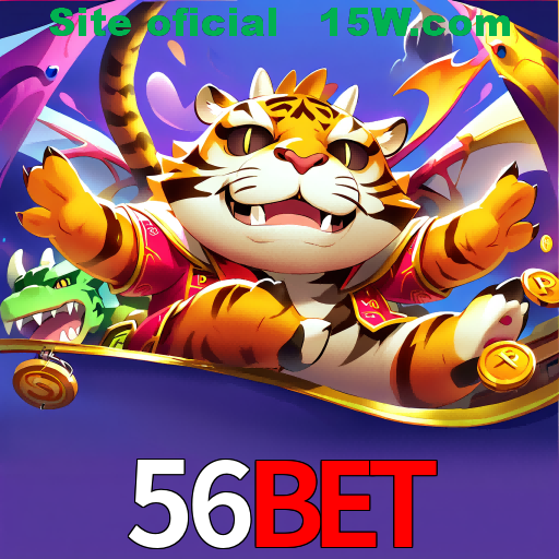 Imagem promocional da 56Bet mostrando a plataforma e suas vantagens
